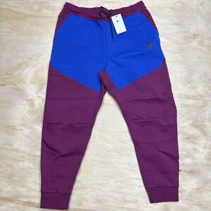 NEW Nike Sportswear Tech Fleece Joggers Pants 2XL Sangria Royal Blue CU4495-610